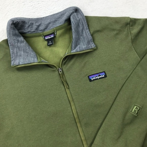 Patagonia R1 Daily 1/2 Zip Pullover Sweater Mens XL Green Fleece Sweatshirt - Picture 1 of 10